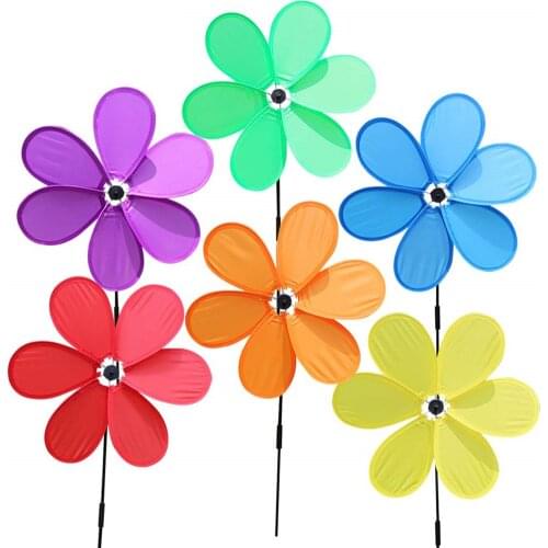 Sunflower Wind Spinners Lawn Pinwheels Windmill Party Pinwheel Wind Spinner For Garden Lawn Decor Kids Toys Yard Ornament
