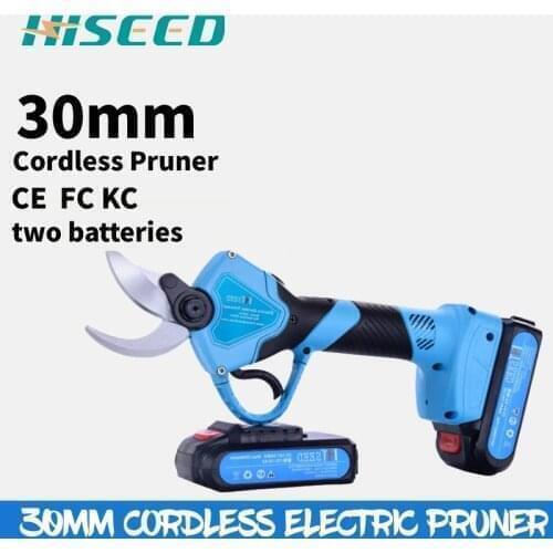 Swiss imported blade C75, lithium battery electric pruning shears, cutting diameter 30MM, cordless carrying scissors