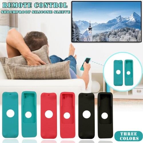 TV Remote Controller Silicone Case Cover For Apple TV 4th Gen Siri dustproof Protective Sleeve Skin Shell