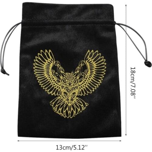 Divination Tablecloth Tar-ot Cards Bag Board Card Pad Game Cloth Board Game Accessories Velvet Tar-ot Velvet Bag