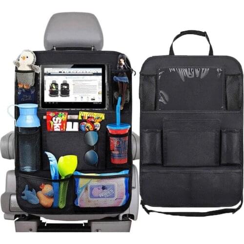 Universal Car Seat Back Organizer Multi-Pocket Storage Bag Tablet Holder Automobiles Interior Accessory Stowing Tidying