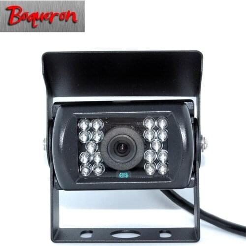 BOQUERON HD CCD Car Rear View Camera Reverse backup Camera For Truck Van Trailer Buses Night Vision Waterproof