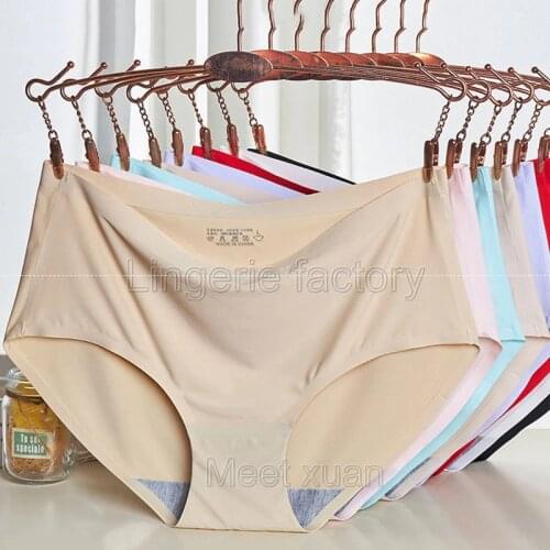 High quality Seamless Briefs Underwear Women Panties Traceless One piece Hipster Briefs intimat womens underwear lingerie
