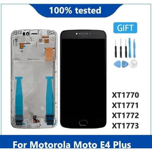 For Motorola Moto E4 Plus Display LCD Touch Screen Frame DigitizerOriginal For For MOTO E4 Plus XT1770 XT1773 XT1771 XT1772 LCD