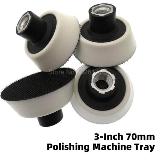 1Pcs 3 Inch 70MM Backing Plate Polishing Backer Pad Applicable Disc Machine Tray Sticky Disk Pneumatic Sanding Chassis Grinding