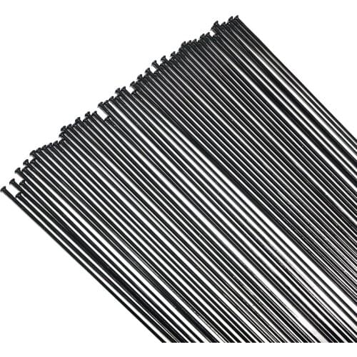 Light Pillar Aero Wing 20 straight pull straight head 210- 307mm gauge 14 2.0mm black spokes original thread No Cutting straight