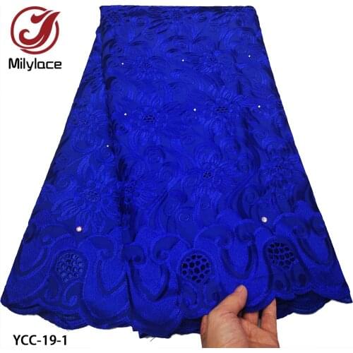 African Swiss Voile Lace High Quality Swiss Voile Lace In Switzerland Nigerian Dry Lace Fabri for Wedding Party YCC-19