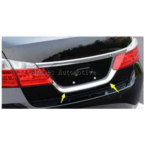 Accessories For Honda Accord 2013 2014 2015 Stainless Steel Rear Door Trunk Lid Cover Trim 1 pcs