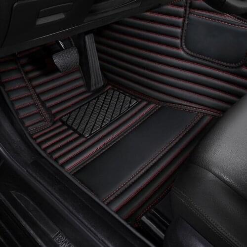 Red car mat For bmw e60 f30 e36 e46 x5 e70 f15 e30 e39 x3 e83 f25 e91 touring e53 f10 x1 e84 serie 1 rugs carpets accessories