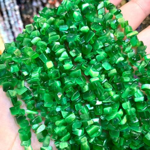 Free Shipping 2 PCS 5-8MM Natural Tiger Eye Pink Crystal Coral Irregular Stone Beads for Jewelry Making Diy Bracelet Necklace