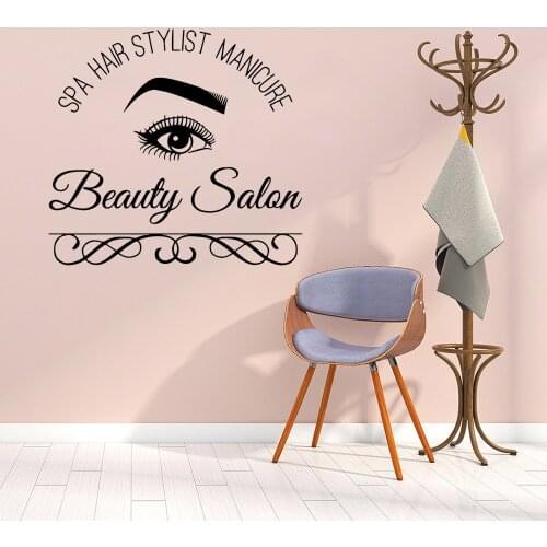 Free shipping Beauty salon Home Decoration Accessories For Kids Rooms Decoration Wall Art MURAL Drop Shipping