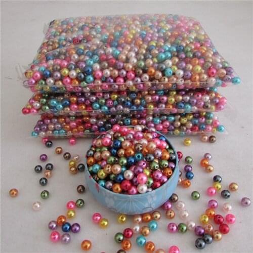 Hot sale 6mm-12mm mix colour pearl Cabochon Round red Pearl Imitation ABS Beads Jewelry Findings DIY Phone Case High Quality