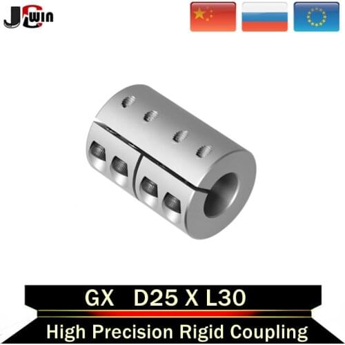 D25L30 5/6/6.35/8/10/12mm Aluminum Flexible Shaft Coupler clamping Rigid Coupling Motor Connector CNC D25 L30