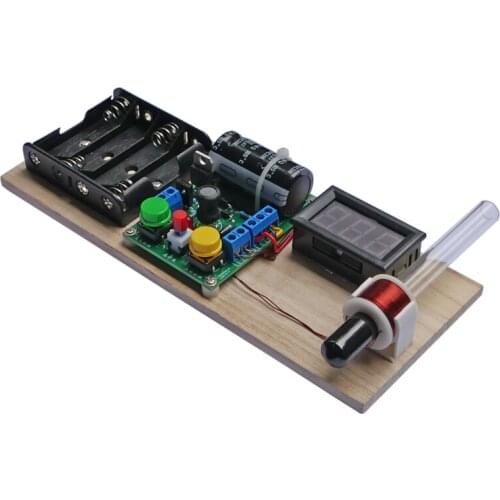 Electromagnetic gun experimental model, electronic technology invention, DIY small handmade material package