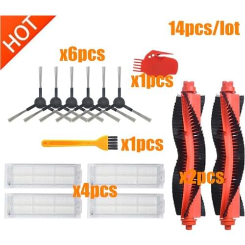 Main Brush Filter for Xiaomi Mi Robot Vacuum Mop Pro STYJ02YM Conga 3490 ViomiV2 PRO V-RVCLM21B Vacuum Cleaner Parts accessories