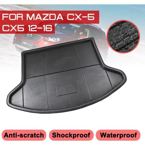 Carpet Car Floor Mat For Mazda CX-5 CX5 2012 2013 2014 2015 2016 Rear Trunk Anti-mud Cover