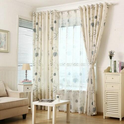 Beauty Flora curtains for Bedroom/ Living Room/Kitchen Tulle Curtain Window Treatment Customize Free Shipping
