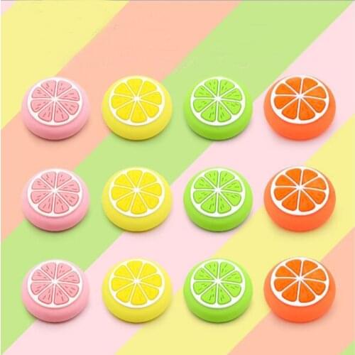 Silicone Soft Fruit Thumb Stick Grip Cap Joystick Cover For Nintendo Switch NS Lite Joy-Con Controller Nintend Thumbstick Case