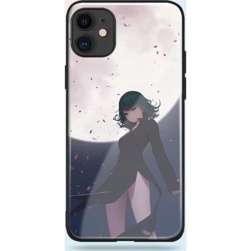 Tornado one punch man anime Tatsumaki soft silicone glass For iPhone SE 6 6s 7 8 Plus X XR XS 11 Pro Max phone case cover shell