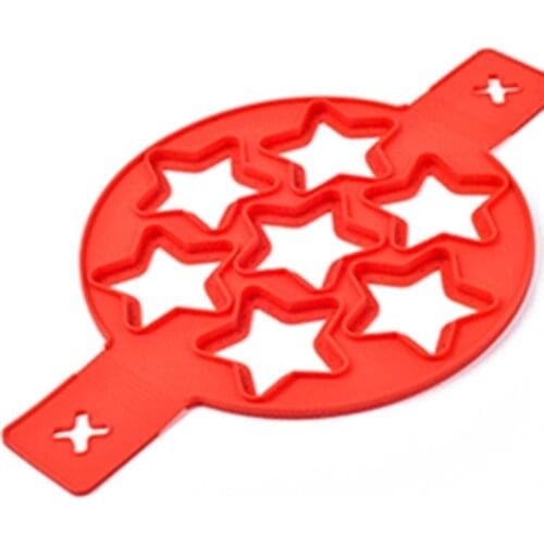 NHBR Pancake Maker Nonstick Cooking Tool Egg Ring Maker Pancake Cheese Egg Cooker Pan Flip Eggs Mold