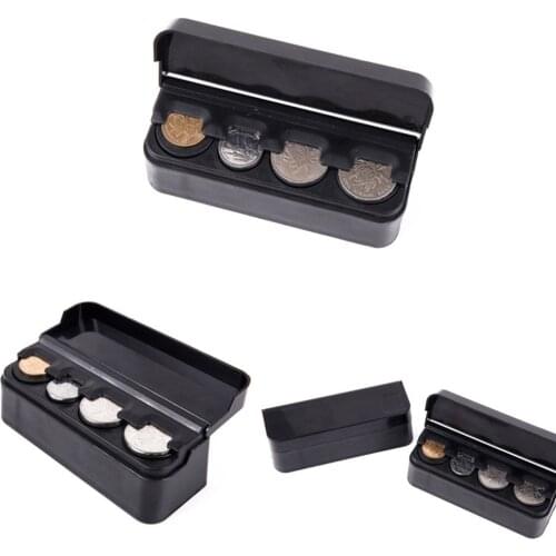 New 1Pc Car Organizer Rolls Plastic Pocket Telescopic Dash Coins Case Storage Box Holder Container Black
