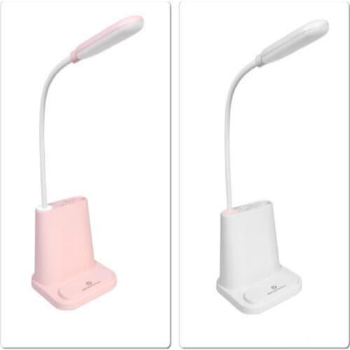 Rechargeable Lithium Ion Desk Light Bedroom Clip on Bed Lamps Kids Reading Table College Dorm Touch Dimming LED Desk Lamp USB