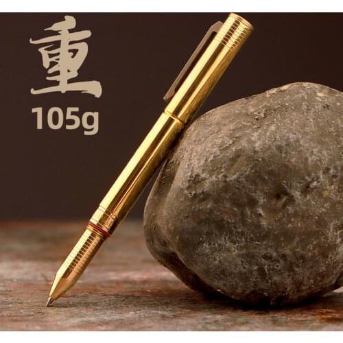 Zaitang Z3 Super Heavy Handle Signature Pen Multi Function Brass Pen Creative Business High Grade Metal Gel Pen