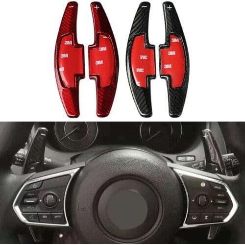 Steering Wheel Shifter Paddle Carbon Fiber Shift Extend Accessory For Honda CIVIC Acura CDX 2017 For Honda Accord CRV CR-V 2016