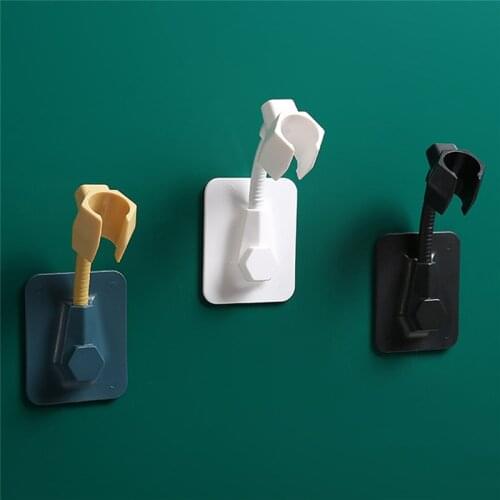 Bathroom drill-free adjustable bathtub shower wall-mounted handheld shower fixed bracket bathroom accessories