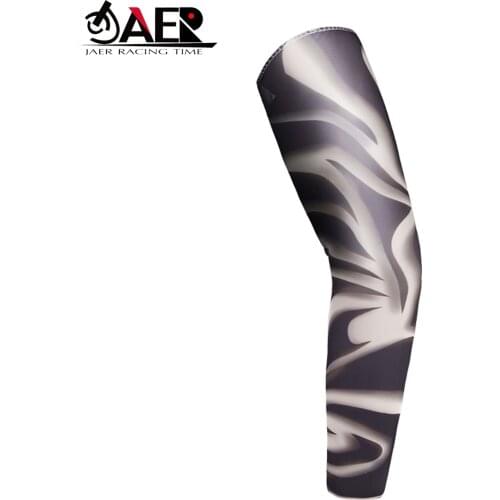 JAER Motorcycle OffRoad Arm Sleeve UV Sunscreen Breathable Arm Warmers Cycling Fitness Arm Sleeve Quick Dry Sports Elbow Pad