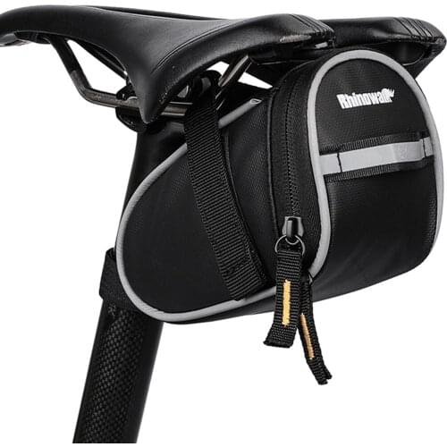 Refletive Bicycle Saddle Bag 3D Rainproof Reflective Bike Seatpost Bag Shockproof Bike Saddle Bag For MTB Bike