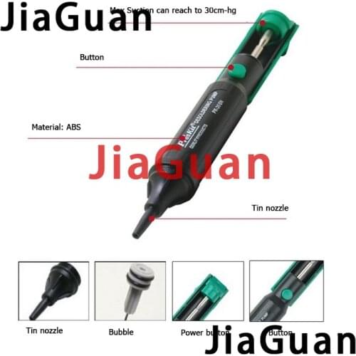 1pcs Proskit sucker 8PK-366N-G Desoldering Pump Suction Tin Solder Suckers Desoldering Gun Soldering Iron Pen