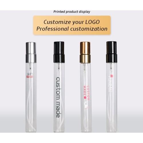 100Pieces/Lot 10ML Parfum Verstuiver Travel Spray Bottle For Perfume Portable Empty Cosmetic Containers Free Cstom Print Logo