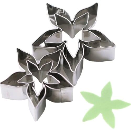 4 PCS 3D Cartoon Fondant Cake Mold Biscuit Food-Grade Press Baking Utensils Food-Grade Stainless Steel Durable Durable R7UB