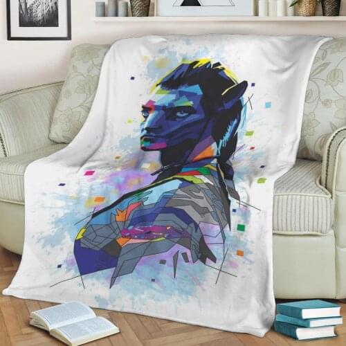 Avatar 3D Print Plush Blanket Throw On Sofa Home Decor Soft Warmth Washable Nap Blanket Dropshipping
