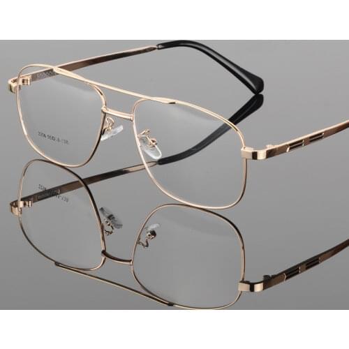BCLEAR Desgin Men Classic Square Glasses Optics Frame Luxury Double Bridge Prescription Glasses Frames Optical Eyewear 2256