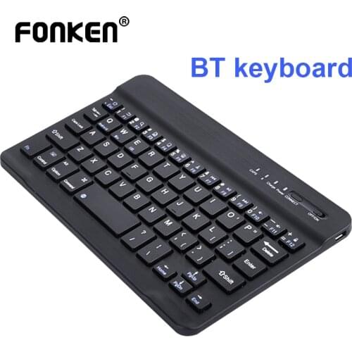 FONKEN Bluetooth Keyboard Tablet Wireless Keyboard For Ipad Windows Android Laptop Smartphone Blue Tooth Keyboard For Macbook