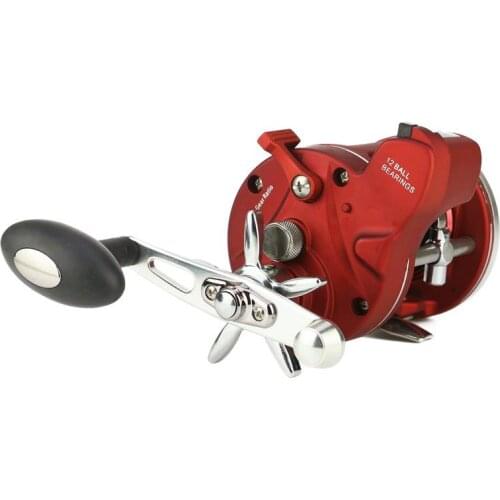 Weimostar 12BB Big Fishing Reel Wheel Fish Lures Cast Drum Wheel Containing Red Fish Line Counter Sea Boat Fishing Wheel