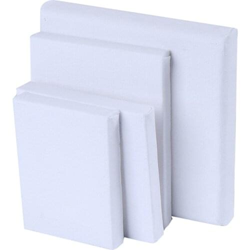 Blank Art Boards Mini Stretched Artist Canvas Art Board Acrylic Oil Paint Wood Art Board,Cotton Artwork Painting Drawing Toy