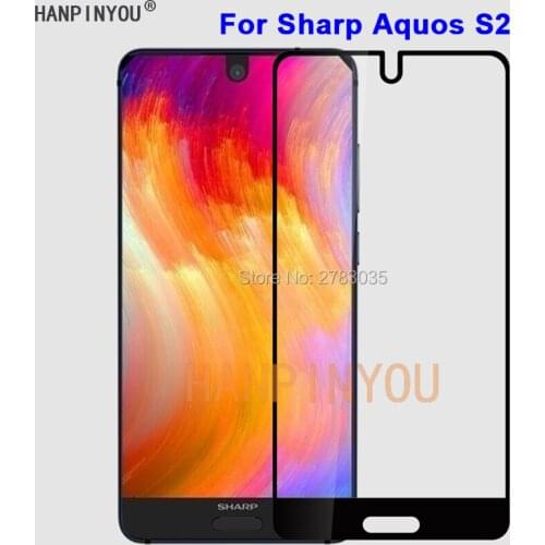 For Sharp Aquos S2 5.5" New 9H Hardness 2.5D Full Cover Toughened Tempered Glass Film Screen Protector Protect Guard