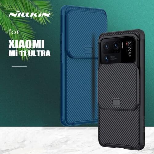 For Xiaomi Mi 11 Ultra Case Nillkin CamShield Case Slim Slide Camera Case Ultra-Thin Back Cover for Xiaomi Mi 11 Mi11 Ultra Case