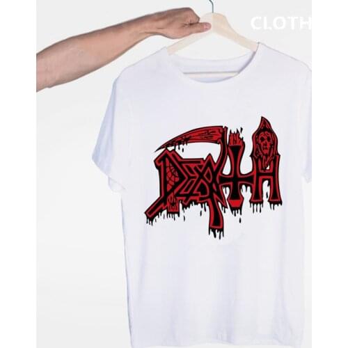 DEATH Rock Heavy Metal Band T-shirt O-Neck Short Sleeves Summer Casual Fashion Unisex Men And Women Tshirt