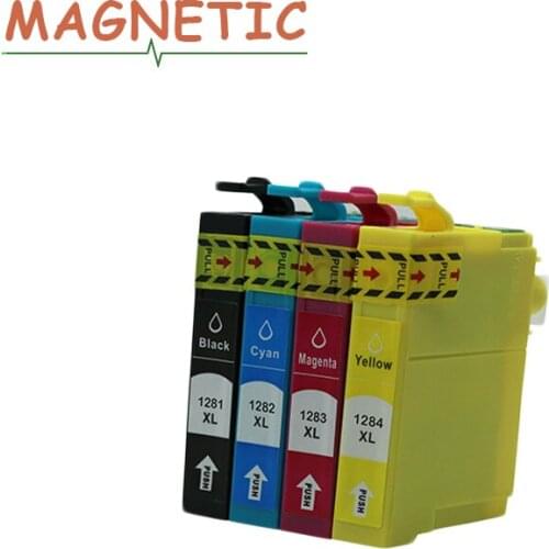 4colors T1281 Compatible ink cartridge Full Ink for EPSON Stylus SX125 SX130 SX230 SX235W SX420W SX430W SX425W SX435 S22 Printer