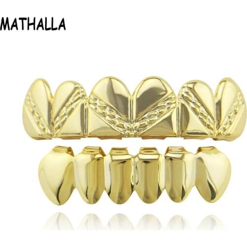 MATHALLA Hot Style Sells Grillz Hip hop Dental Cover Grillz Genuine Twill Dental Cover Grills