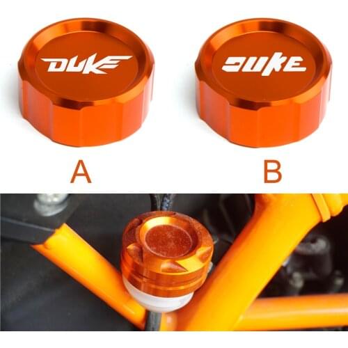 New Design with LOGO For KTM RC390 RC200 RC 125 Rear Brake Fluid Reservoir Cover Cap For KTM DUKE 125 200 250 390