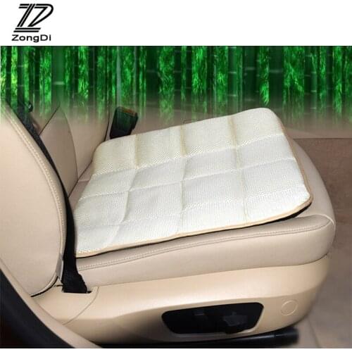 ZD 1X Car Seat Cushion Bamboo Charcoal Winter Anti-skid For Mercedes w204 Fiat 500 punto Jeep renegade Alfa Romeo Accessories