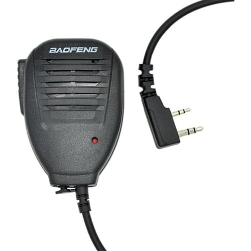 Walkie Talkie Handheld Microphone UV-5R PTT Speaker with MIC Portable Two Way Radio UV 5R BF-888S PTT Earphone Accessories