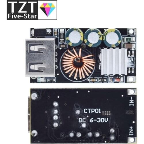 QC3.0 Apple Huawei MTK Samsung DIY Fast Charger DC 5-32V 24W Step-down Module for Emergency Charging of Mobile Phone