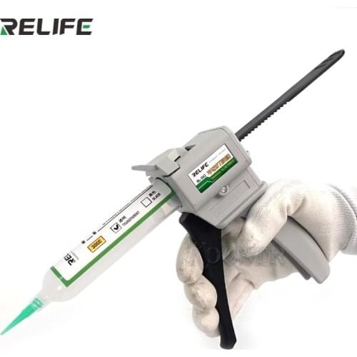 RELIFE PP Structural Adhesive Detected For Phone Frame Rear Cover Bracket Bonding Black Transparent Glue With Glue Dispenser