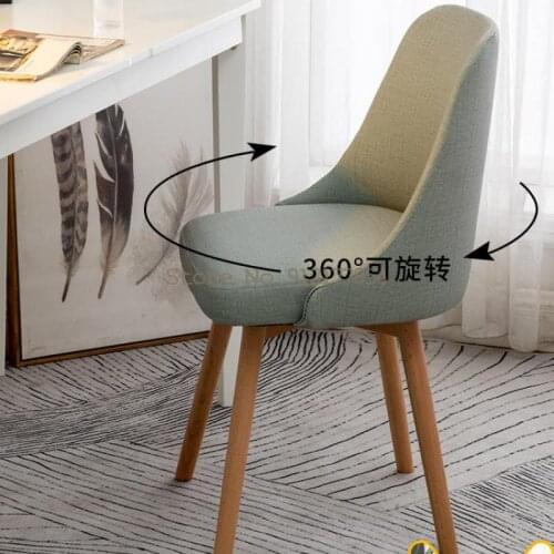Home desk chair simple office lift computer swivel chair college students learn to write dormitory chair back makeup